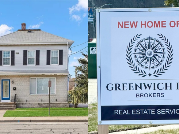 Greenwich Bay Brokers team outside their new office at 845 Main Street, East Greenwich, RI