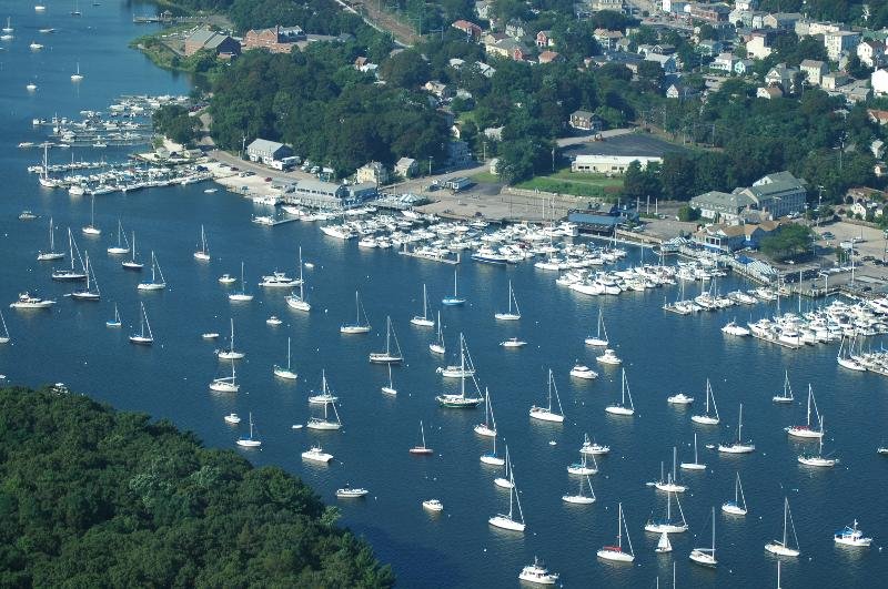 Coastal Rhode Island home with waterfront view in East Greenwich